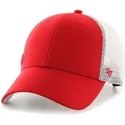 petten-gebogen-rood-snapback-van-new-york-yankees-mlb-van-47-brand