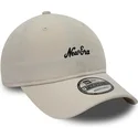 petten-gebogen-beige-verstelbaar-9twenty-repreve-heritage-script-van-new-era