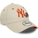 petten-gebogen-beige-verstelbaar-voor-kinderen-9forty-graphic-monster-truck-van-new-york-yankees-mlb-van-new-era