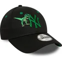 petten-gebogen-zwart-verstelbaar-voor-kinderen-9forty-graphic-van-new-york-yankees-mlb-van-new-era
