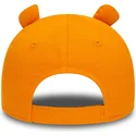 petten-gebogen-oranje-verstelbaar-voor-kinderen-9forty-script-animal-van-new-era