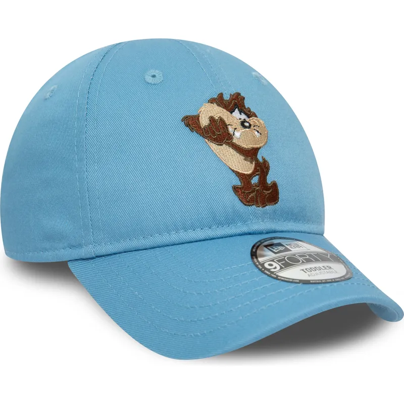 petten-gebogen-blauw-verstelbaar-voor-kinderen-9forty-van-tasmania-looney-tunes-van-new-era