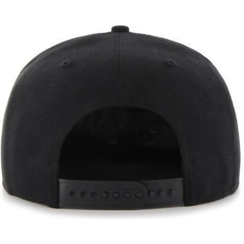 petten-plat-zwart-snapback-van-chicago-white-sox-mlb-van-47-brand petten-plat-zwart-snapback-van-chicago-white-sox-mlb-van-47-brand