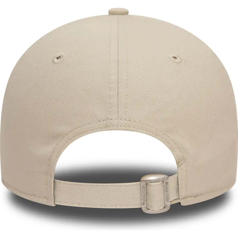 petten-gebogen-beige-verstelbaar-9forty-league-essential-van-new-york-yankees-mlb-van-new-era