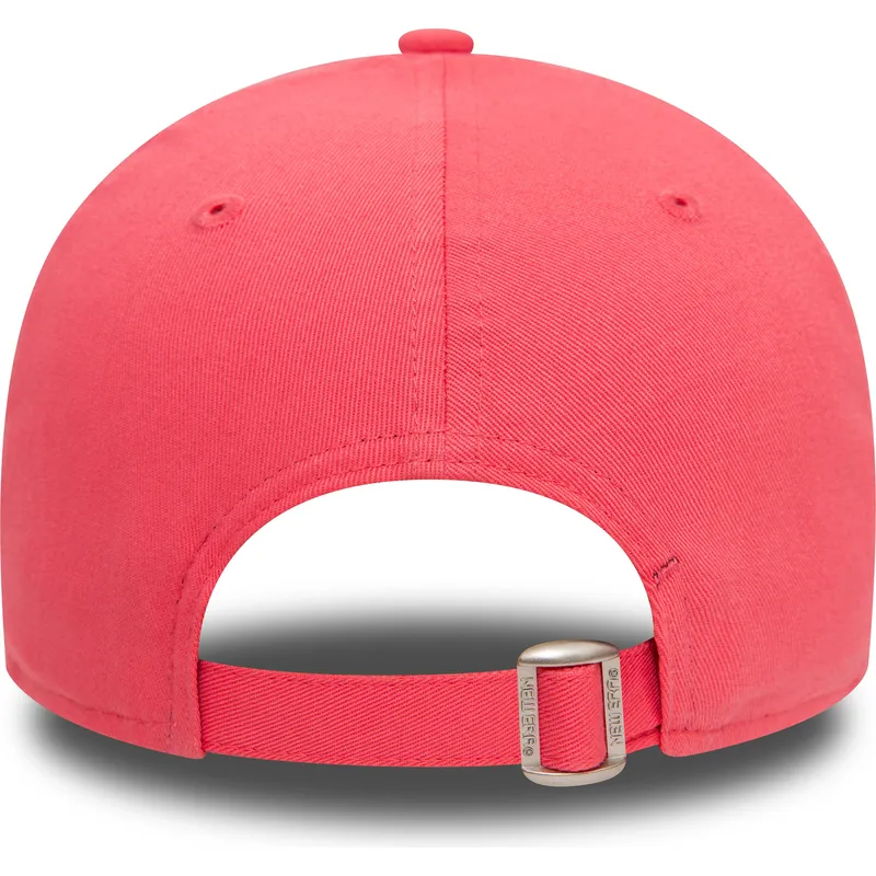 petten-gebogen-roze-verstelbaar-9forty-league-essential-van-new-york-yankees-mlb-van-new-era