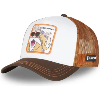 Petten gebogen bruin snapback CT Muten Roshi Dragon Ball van Capslab