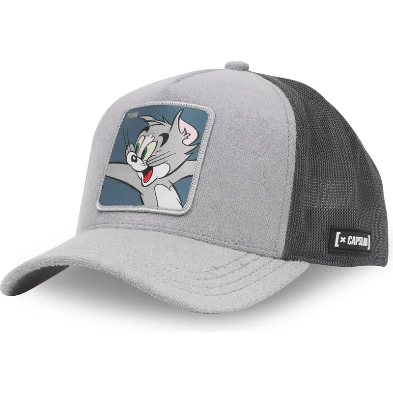 petten-gebogen-grijs-snapback-gat-tom-looney-tunes-van-capslab