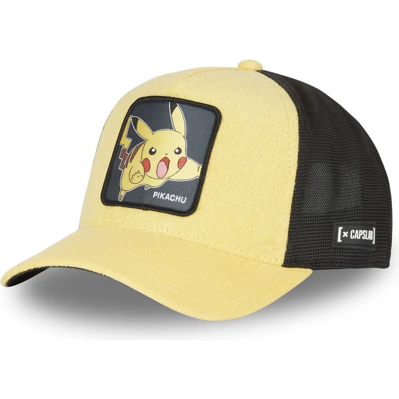 petten-gebogen-geel-snapback-pik1-ct-pikachu-pokemon-van-capslab