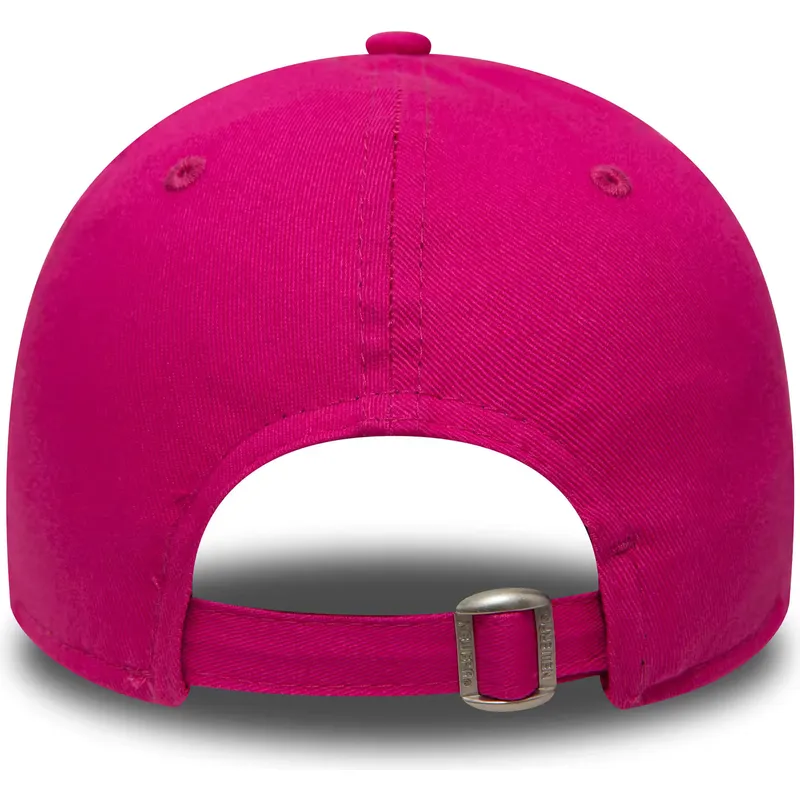 petten-gebogen-roze-verstelbaar-voor-kinderen-9forty-essential-van-new-york-yankees-mlb-van-new-era