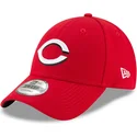petten-gebogen-rood-verstelbaar-9forty-the-league-van-cincinnati-reds-mlb-van-new-era