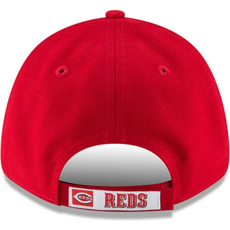 petten-gebogen-rood-verstelbaar-9forty-the-league-van-cincinnati-reds-mlb-van-new-era