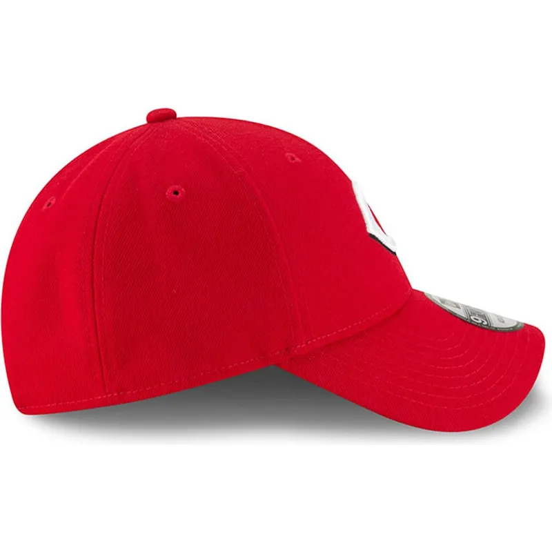 petten-gebogen-rood-verstelbaar-9forty-the-league-van-cincinnati-reds-mlb-van-new-era