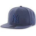 petten-plat-marineblauw-snapback-van-new-york-yankees-mlb-van-47-brand