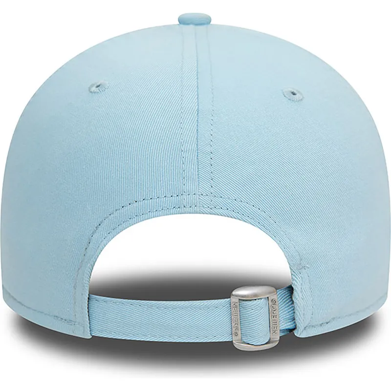 petten-gebogen-blauw-verstelbaar-9forty-league-essential-van-los-angeles-dodgers-mlb-van-new-era