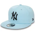 petten-plat-blauw-snapback-9fifty-league-essential-van-new-york-yankees-mlb-van-new-era