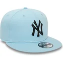 petten-plat-blauw-snapback-9fifty-league-essential-van-new-york-yankees-mlb-van-new-era
