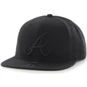 petten-plat-zwart-snapback-van-atlanta-braves-mlb-van-47-brand