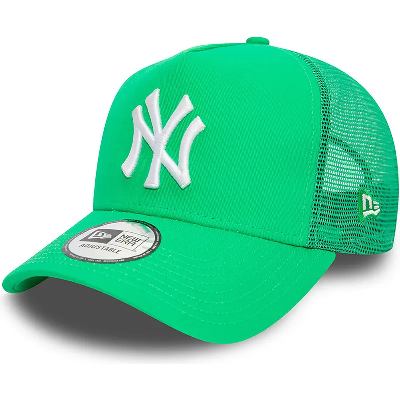 petten-gebogen-groen-snapback-a-frame-league-essential-van-new-york-yankees-mlb-van-new-era