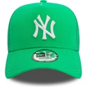 petten-gebogen-groen-snapback-a-frame-league-essential-van-new-york-yankees-mlb-van-new-era
