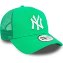 petten-gebogen-groen-snapback-a-frame-league-essential-van-new-york-yankees-mlb-van-new-era