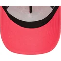 petten-gebogen-roze-snapback-a-frame-league-essential-van-los-angeles-dodgers-mlb-van-new-era