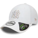 petten-gebogen-wit-verstelbaar-9forty-repreve-outline-van-new-york-yankees-mlb-van-new-era