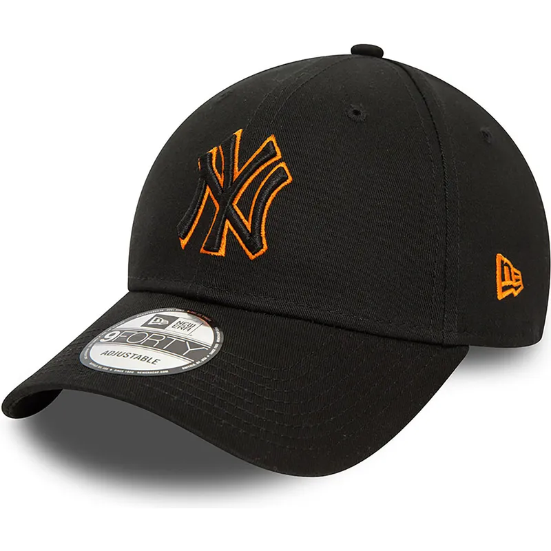 petten-gebogen-zwart-verstelbaar-9forty-team-outline-van-new-york-yankees-mlb-van-new-era petten-gebogen-zwart-verstelbaar-9forty-team-outline-van-new-york-yankees-mlb-van-new-era