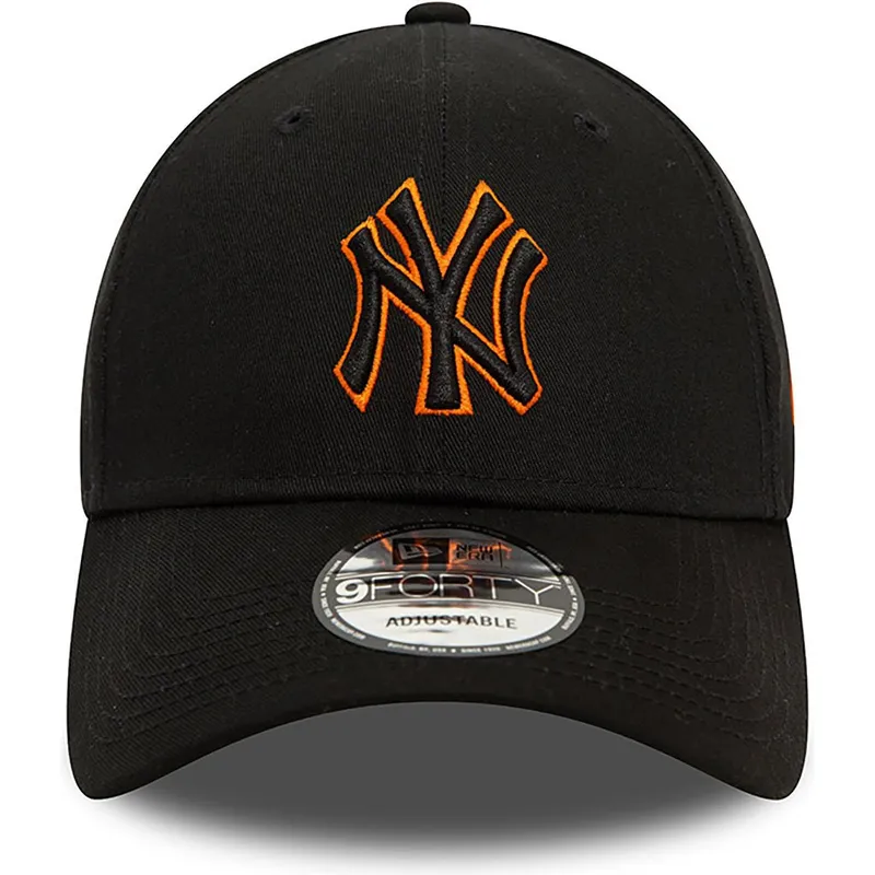 petten-gebogen-zwart-verstelbaar-9forty-team-outline-van-new-york-yankees-mlb-van-new-era petten-gebogen-zwart-verstelbaar-9forty-team-outline-van-new-york-yankees-mlb-van-new-era