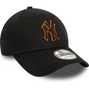 petten-gebogen-zwart-verstelbaar-9forty-team-outline-van-new-york-yankees-mlb-van-new-era