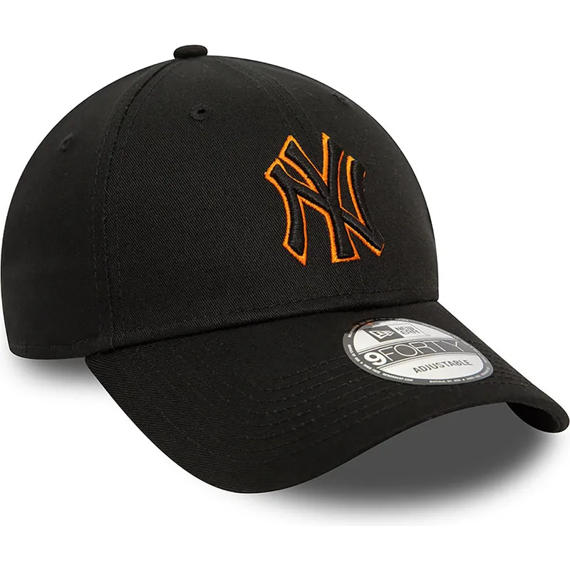 petten-gebogen-zwart-verstelbaar-9forty-team-outline-van-new-york-yankees-mlb-van-new-era petten-gebogen-zwart-verstelbaar-9forty-team-outline-van-new-york-yankees-mlb-van-new-era