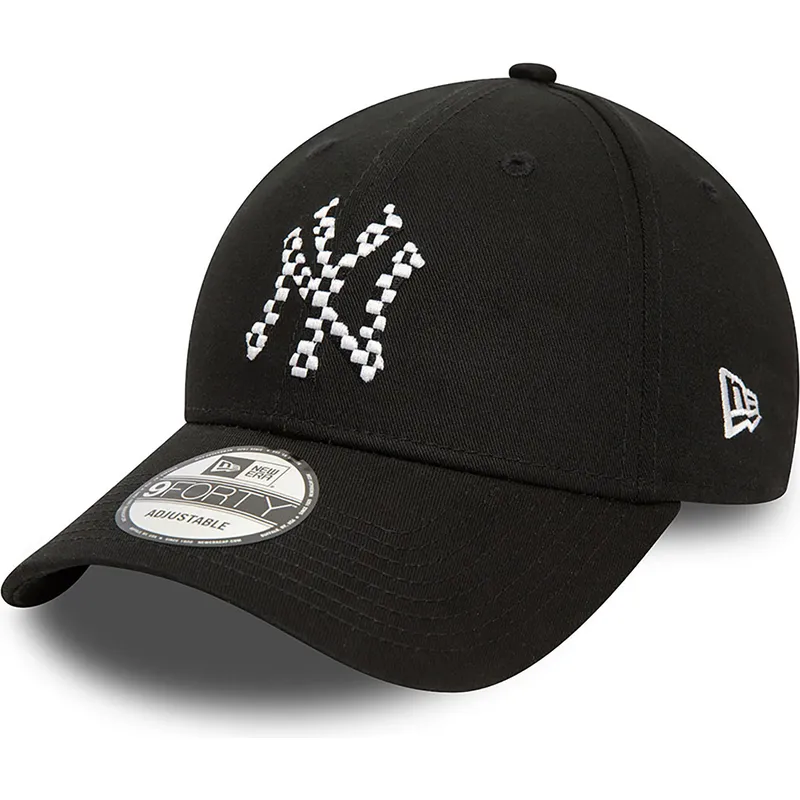 petten-gebogen-zwart-verstelbaar-9forty-seasonal-infill-van-new-york-yankees-mlb-van-new-era petten-gebogen-zwart-verstelbaar-9forty-seasonal-infill-van-new-york-yankees-mlb-van-new-era