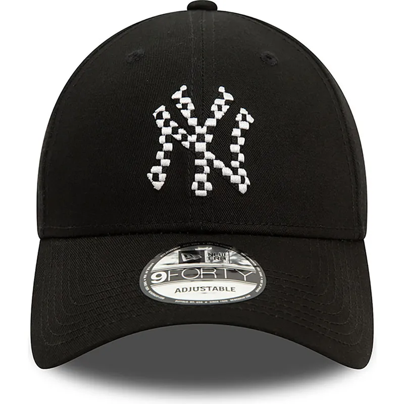 petten-gebogen-zwart-verstelbaar-9forty-seasonal-infill-van-new-york-yankees-mlb-van-new-era petten-gebogen-zwart-verstelbaar-9forty-seasonal-infill-van-new-york-yankees-mlb-van-new-era