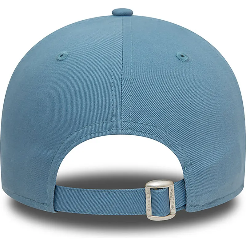 petten-gebogen-blauw-verstelbaar-9forty-seasonal-infill-van-new-york-yankees-mlb-van-new-era