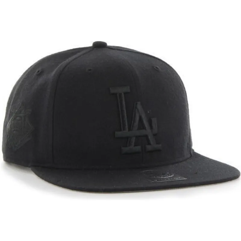 petten-plat-zwart-snapback-van-los-angeles-dodgers-mlb-van-47-brand