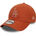 petten-gebogen-bruin-verstelbaar-9forty-seasonal-infill-van-los-angeles-dodgers-mlb-van-new-era