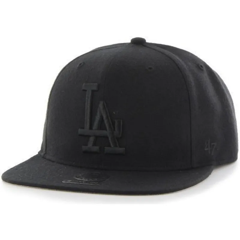 petten-plat-zwart-snapback-van-los-angeles-dodgers-mlb-van-47-brand