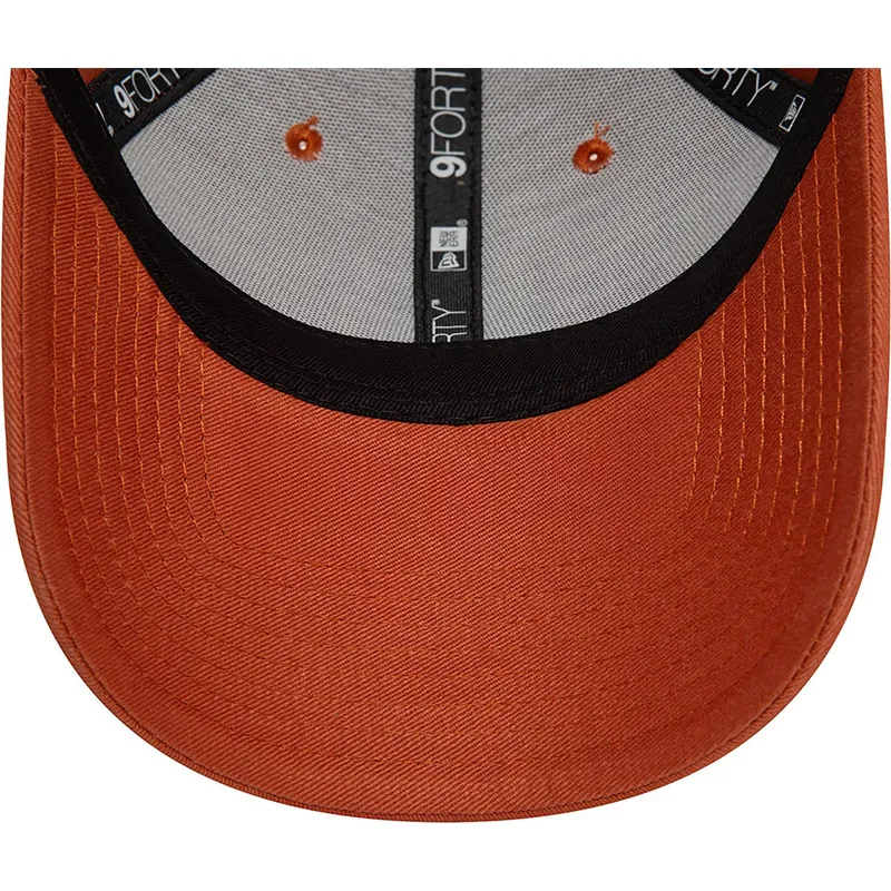 petten-gebogen-bruin-verstelbaar-9forty-seasonal-infill-van-los-angeles-dodgers-mlb-van-new-era