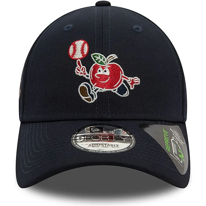 petten-gebogen-marineblauw-verstelbaar-9forty-repreve-baseball-apple-van-new-era