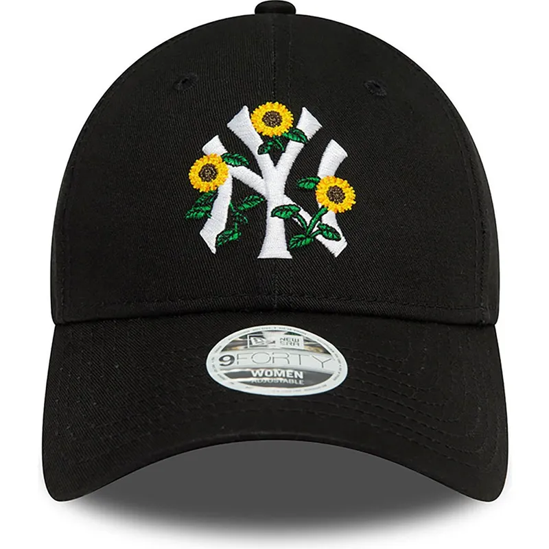 petten-gebogen-zwart-verstelbaar-9forty-floral-van-new-york-yankees-mlb-van-new-era petten-gebogen-zwart-verstelbaar-9forty-floral-van-new-york-yankees-mlb-van-new-era