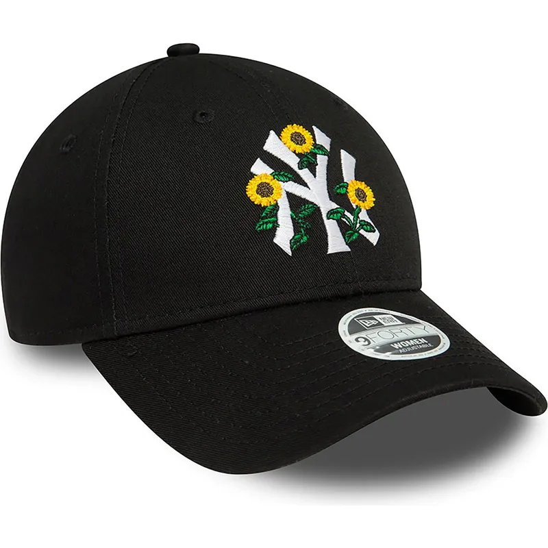 petten-gebogen-zwart-verstelbaar-9forty-floral-van-new-york-yankees-mlb-van-new-era petten-gebogen-zwart-verstelbaar-9forty-floral-van-new-york-yankees-mlb-van-new-era