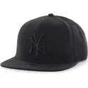 petten-plat-zwart-snapback-van-new-york-yankees-mlb-van-47-brand
