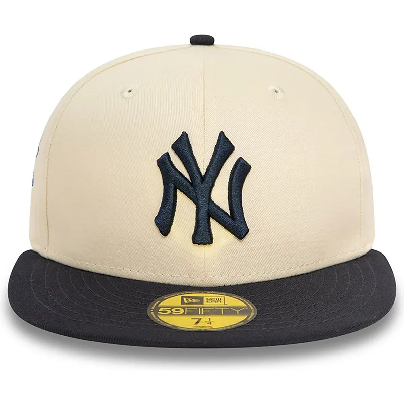 petten-plat-beige-fitted-59fifty-team-colour-van-new-york-yankees-mlb-van-new-era petten-plat-beige-fitted-59fifty-team-colour-van-new-york-yankees-mlb-van-new-era