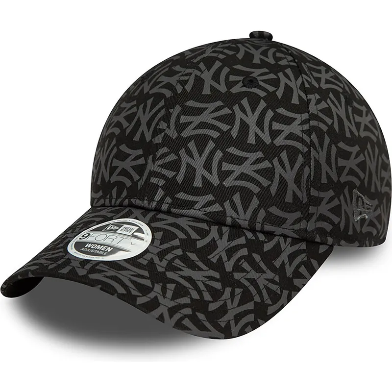 petten-gebogen-zwart-verstelbaar-9forty-monogram-van-new-york-yankees-mlb-van-new-era petten-gebogen-zwart-verstelbaar-9forty-monogram-van-new-york-yankees-mlb-van-new-era