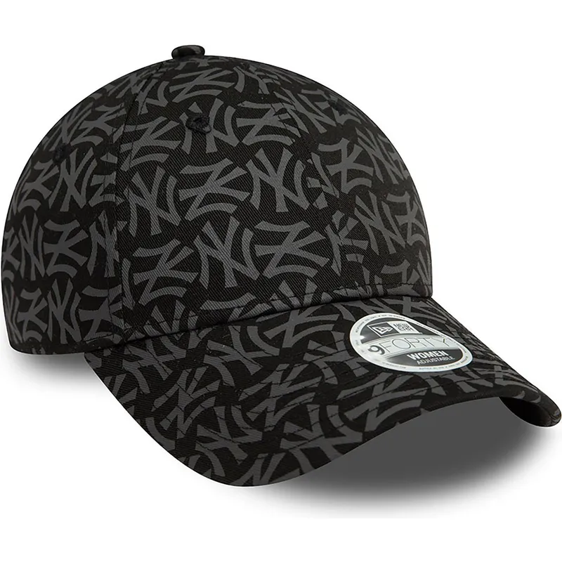 petten-gebogen-zwart-verstelbaar-9forty-monogram-van-new-york-yankees-mlb-van-new-era petten-gebogen-zwart-verstelbaar-9forty-monogram-van-new-york-yankees-mlb-van-new-era