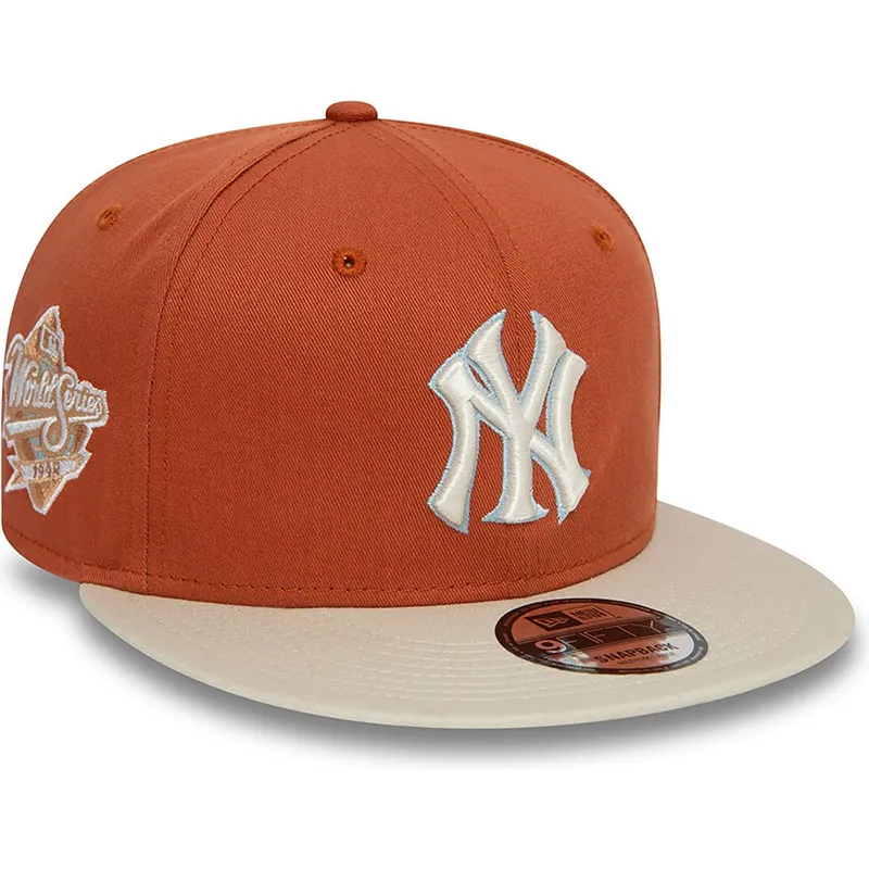 petten-plat-bruin-snapback-9fifty-patch-van-new-york-yankees-mlb-van-new-era petten-plat-bruin-snapback-9fifty-patch-van-new-york-yankees-mlb-van-new-era