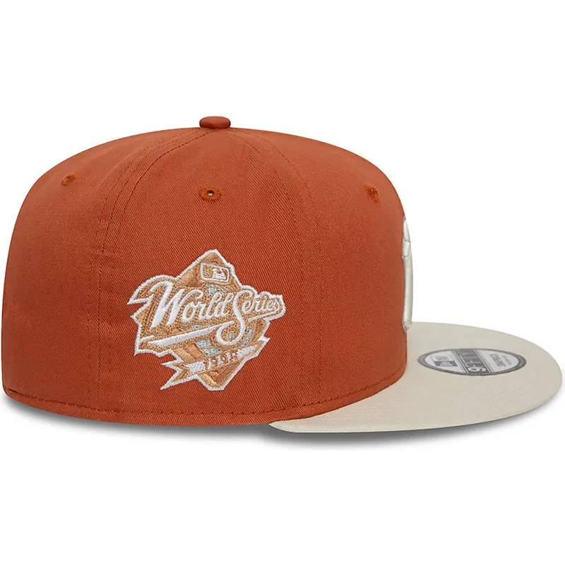 petten-plat-bruin-snapback-9fifty-patch-van-new-york-yankees-mlb-van-new-era petten-plat-bruin-snapback-9fifty-patch-van-new-york-yankees-mlb-van-new-era