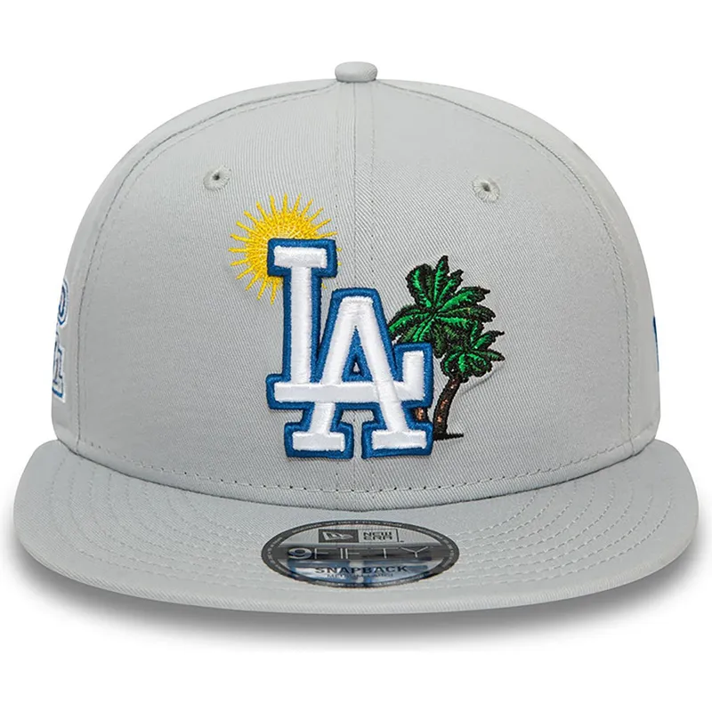 petten-plat-grijs-snapback-9fifty-summer-icon-van-los-angeles-dodgers-mlb-van-new-era