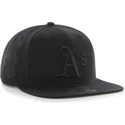 petten-plat-zwart-snapback-van-oakland-athletics-mlb-van-47-brand