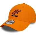 petten-gebogen-oranje-verstelbaar-9forty-hot-dog-character-van-new-era