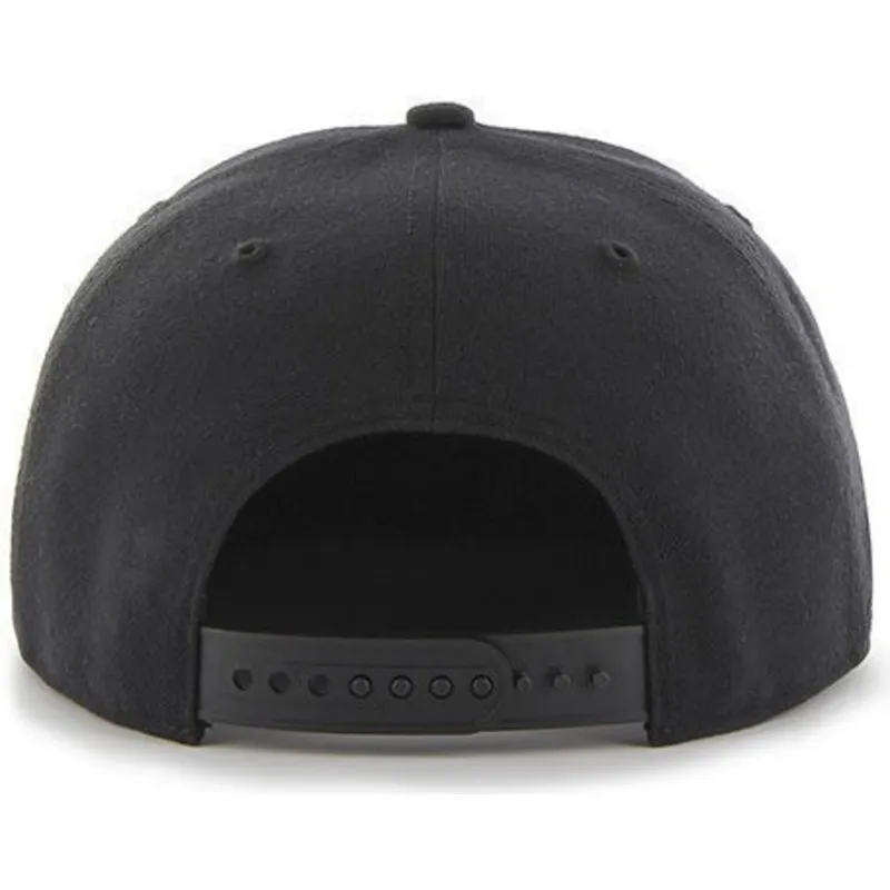 petten-plat-zwart-snapback-van-oakland-athletics-mlb-van-47-brand